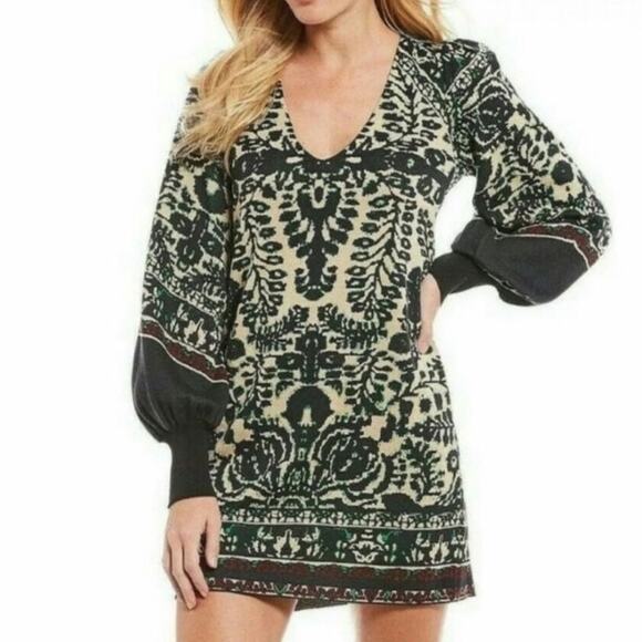 Free People Music And Lyrics Sweater Dress - Picture 1 of 7
